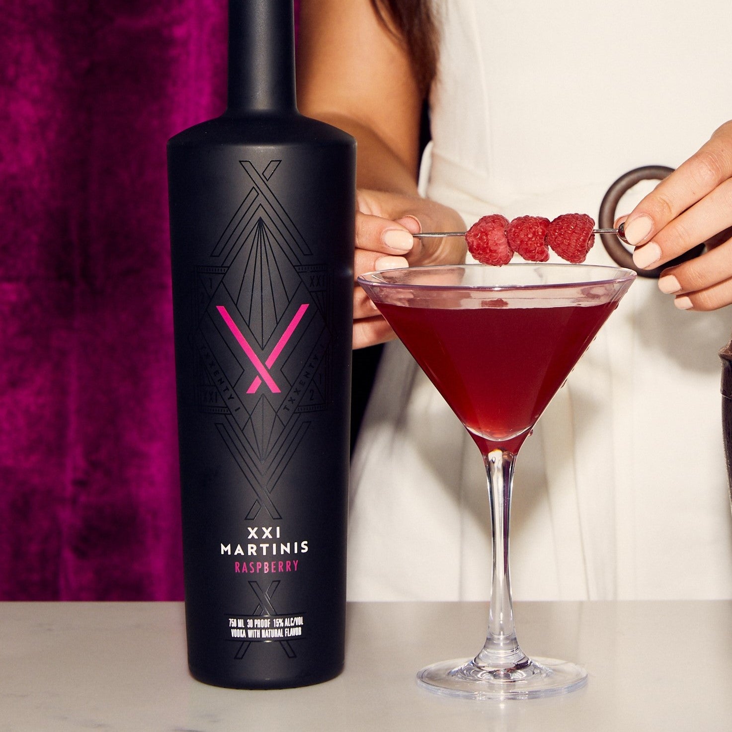 XXI Raspberry Martini